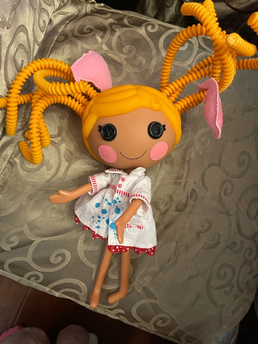 Lalaloopsy Silly Hair Spot Splatter Splash doll with bendable orange hair